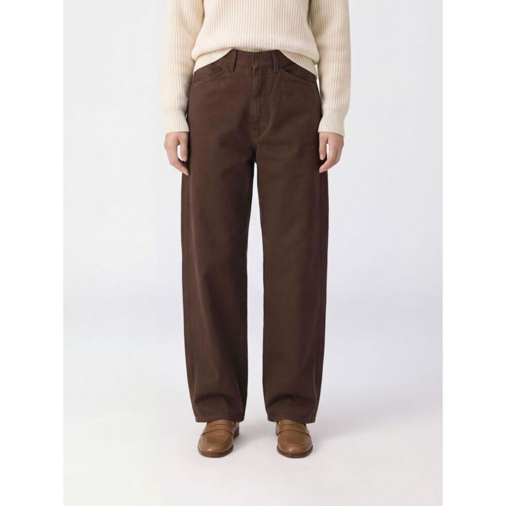 Lemaire Women Lemaire Mid-Rise Baggy Cotton Denim Jeans